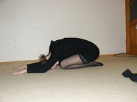 Playful blonde takes naughty pictures